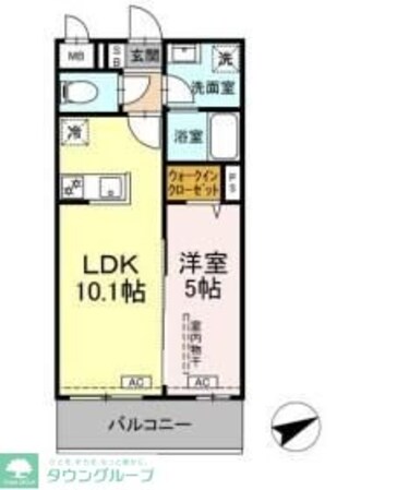 ロイジェントパークス西馬込の物件間取画像